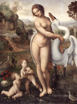 レオナルド・ダ・ヴィンチ Painting - レダ 1510 レオナルド・ダ・ヴィンチ